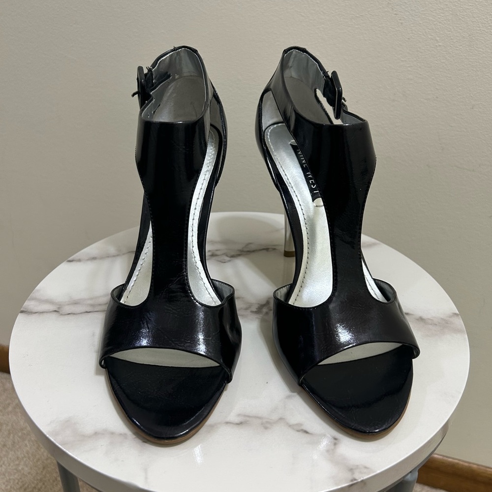 Nine West Gunmetal Heels
